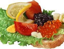 Схема вышивки «Бутерброд с икрой»