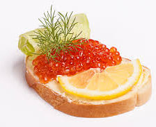 Схема вышивки «Бутерброд с икрой 2»