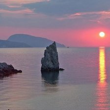 Схема вышивки «Закат»