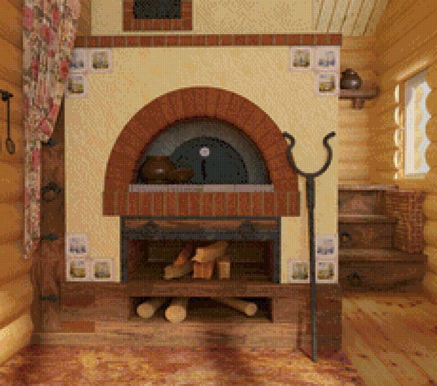 печь - интерьер - предпросмотр