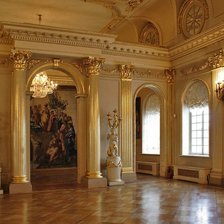 Схема вышивки «зал»