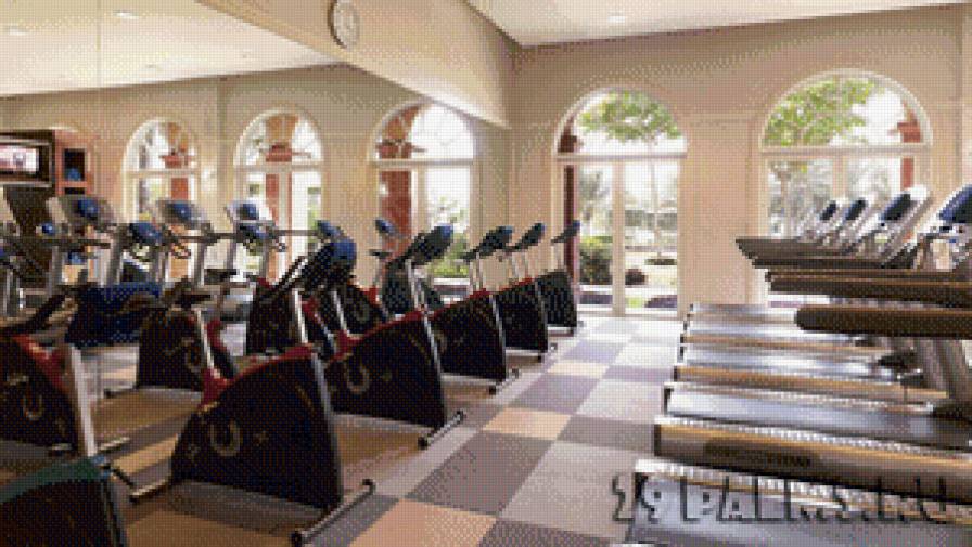 тренажерный зал - интерьер, спортзал, комната - предпросмотр