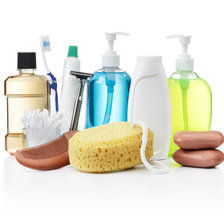 Схема вышивки «средства гигиены»