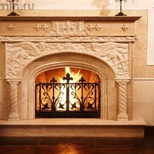 Схема вышивки «камин»