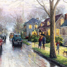 Схема вышивки «Городской пейзаж»