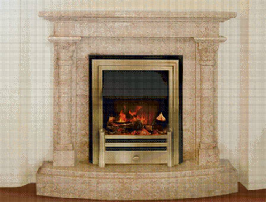 камин - очаг, камин - предпросмотр