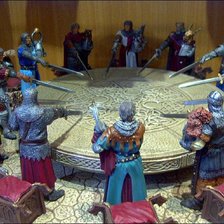 Схема вышивки «рыцари круглого стола»