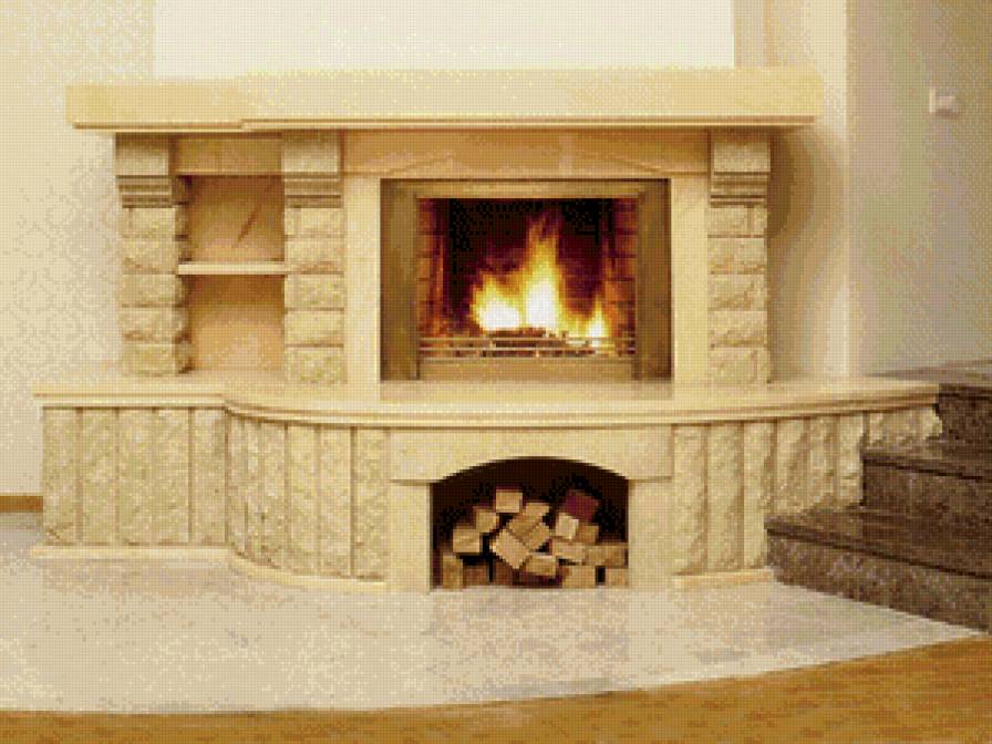 камин - камин, очаг - предпросмотр