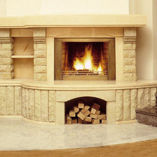 Схема вышивки «камин»