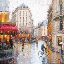 Схема вышивки «Город»