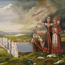 Схема вышивки «русичи»