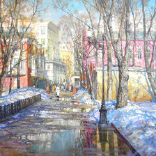 Схема вышивки «город»