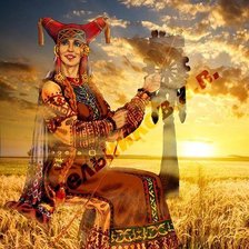 Схема вышивки «макошь»