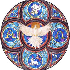 Схема вышивки «витраж»