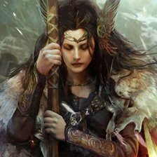 Схема вышивки «валькирия»