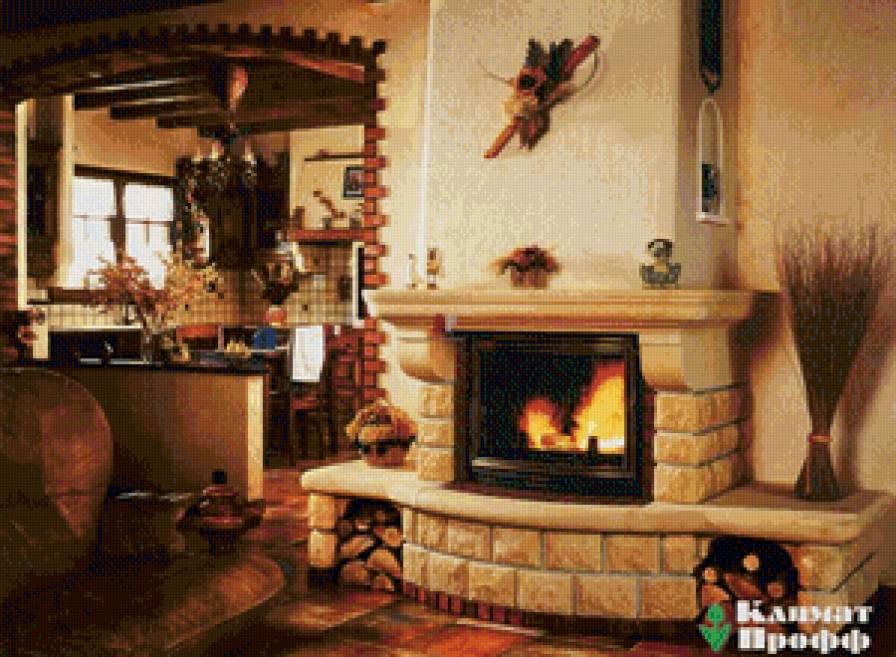 камин - камин, очаг - предпросмотр