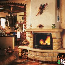 Схема вышивки «камин»