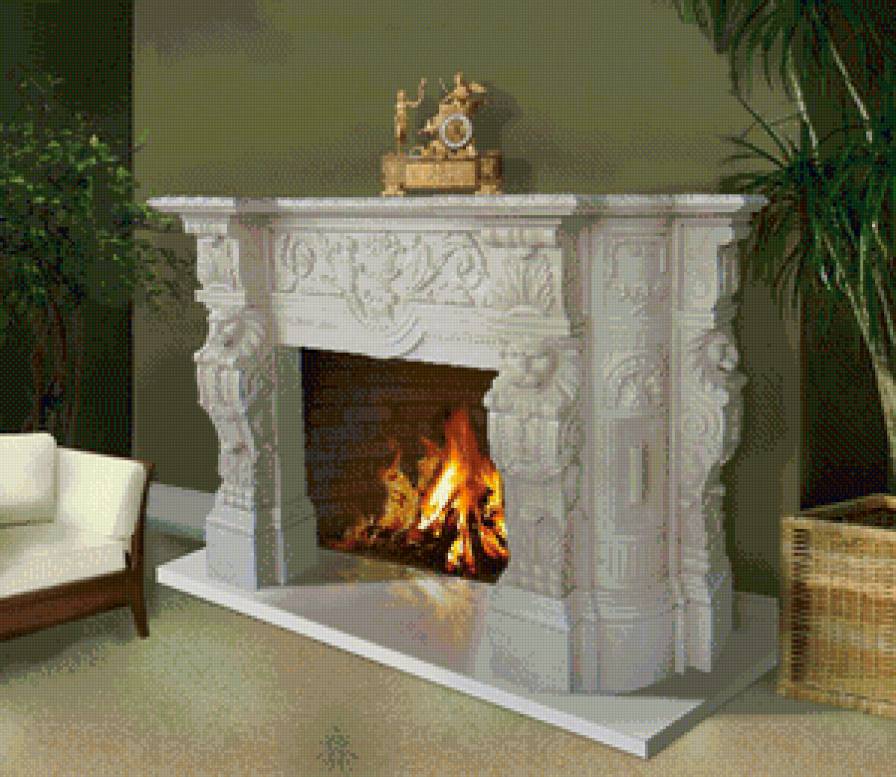 камин - камин, очаг - предпросмотр