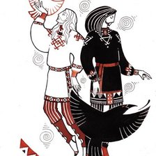 Схема вышивки «белобог и чернобог»