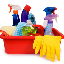 Схема вышивки «чистящие средства»