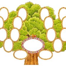 Схема вышивки «родовое древо»