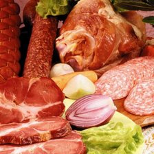 Схема вышивки «мясо»