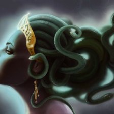 Схема вышивки «горгона»