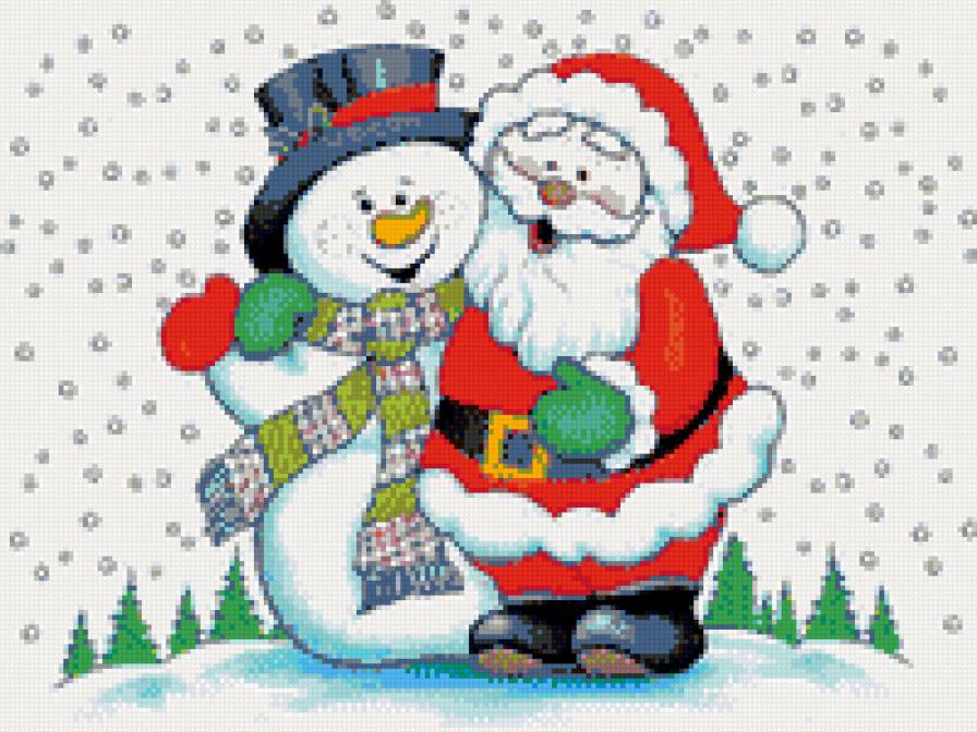 снеговик - предпросмотр