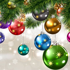 Схема вышивки «елочные шары»