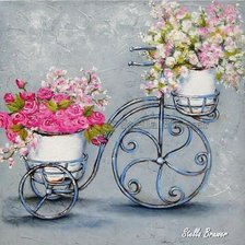 Схема вышивки «Велосипед»