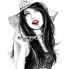 Схема вышивки «женский образ»