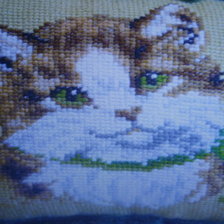 Схема вышивки «кот»