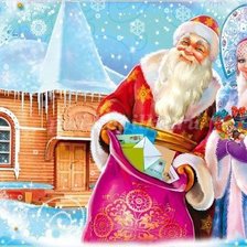 Схема вышивки «зимняя сказка»