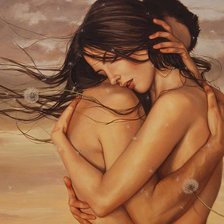 Схема вышивки «пара»