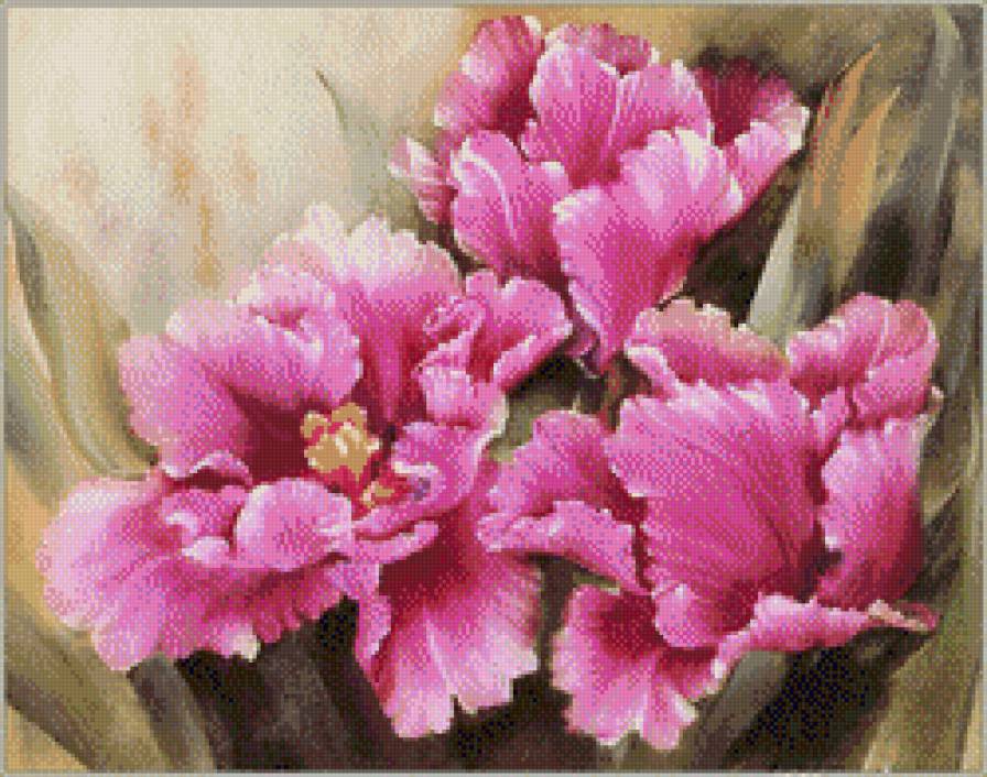 цветы - картина, красота, живопись, цветы - предпросмотр