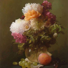 Схема вышивки «цветы»