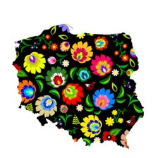 Схема вышивки «mapa polski»