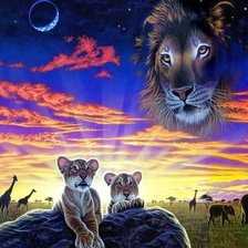 Схема вышивки «дух»