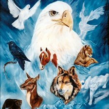 Схема вышивки «тотем»