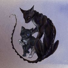 Схема вышивки «Темный дворецкий»