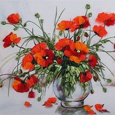 Схема вышивки «цветы»