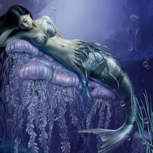 Схема вышивки «Русалка»