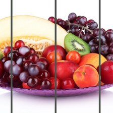 Схема вышивки «панно "Фрукты"»