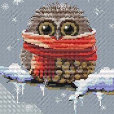 Схема вышивки «Совенок»