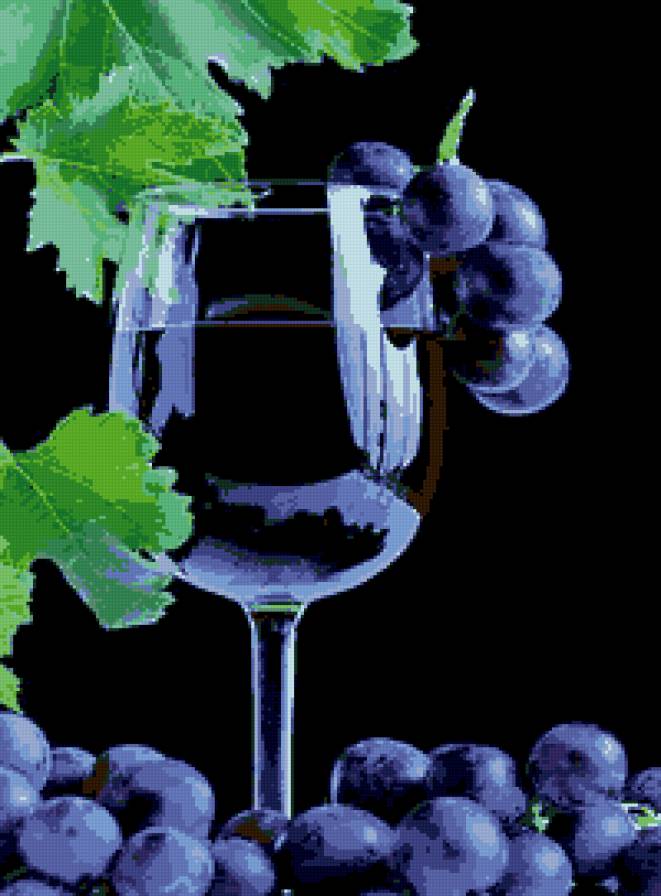вино на черном фоне - предпросмотр