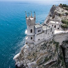 Схема вышивки «Ласточкино гнездо»