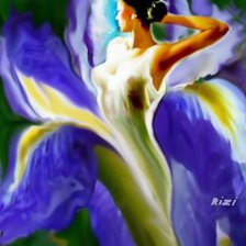 Схема вышивки «iris»