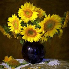 Схема вышивки «картина художника Эдуарда Панова»