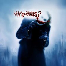 Схема вышивки «Why so serious?»