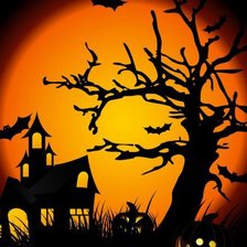 Схема вышивки «Хэллоуин»